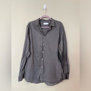 Onia Men’s Gray Button Down Shirt